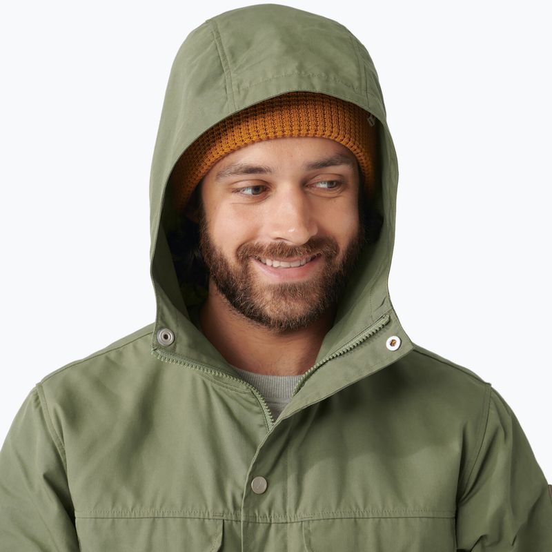 Giacca antivento da uomo Fjällräven Greenland green 5