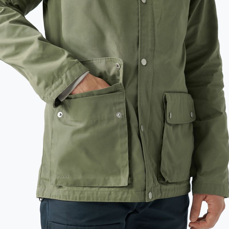 Giacca antivento da uomo Fjällräven Greenland green 8
