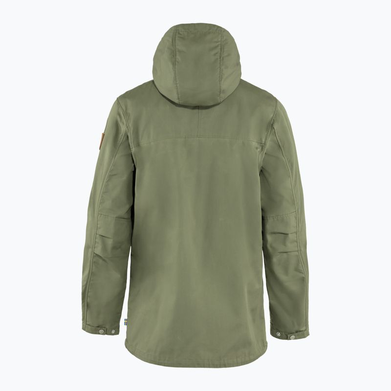 Giacca antivento da uomo Fjällräven Greenland green 12