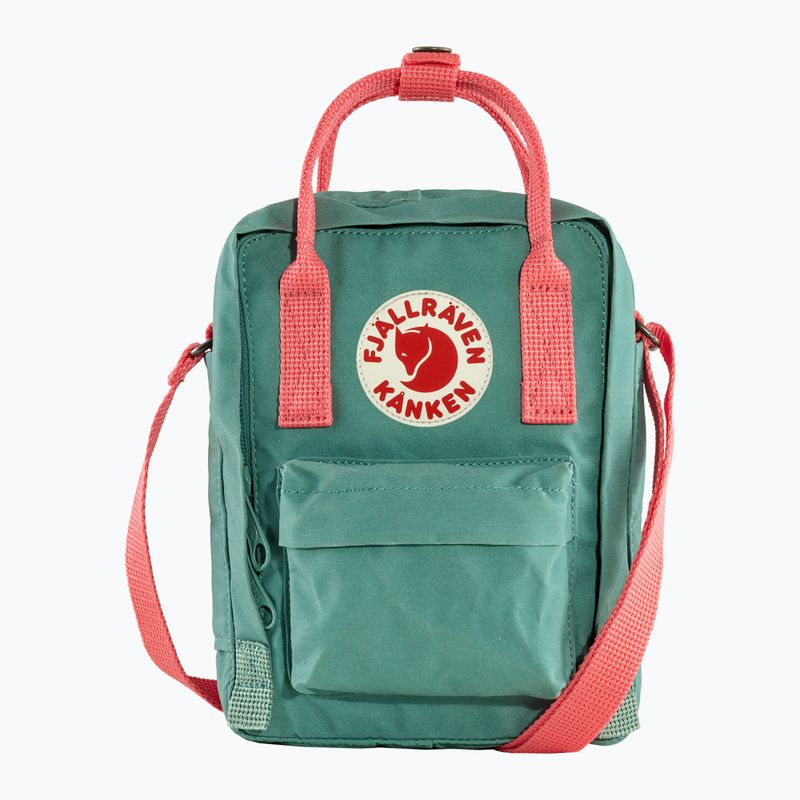 Fjällräven Kanken Sling 2,5 l verde ghiaccio/rosa pesca