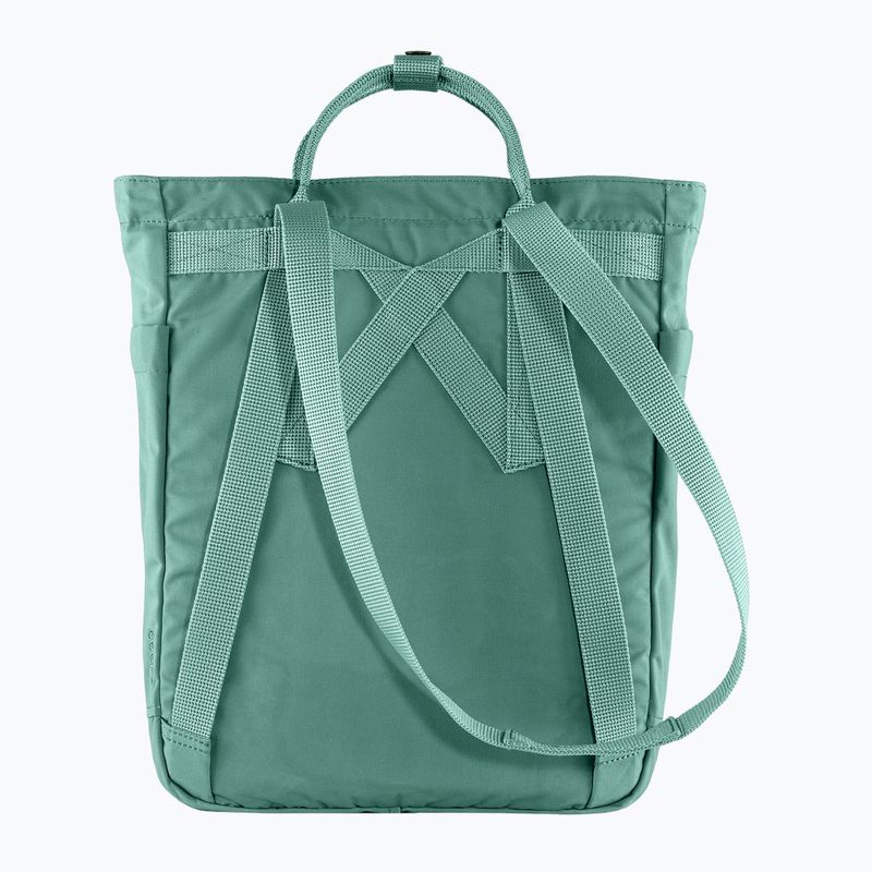 Borsa da trekking Fjällräven Kanken Totepack 664 verde ghiaccio 2