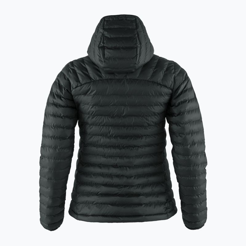 Piumino da donna Fjällräven Expedition Latt Hoodie nero 6