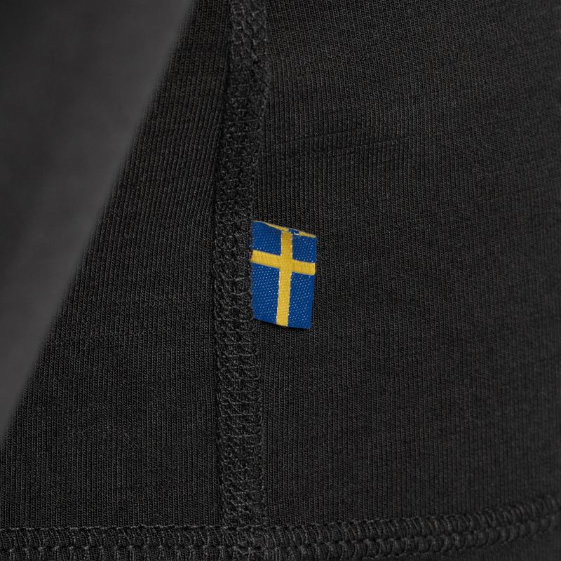 Giacca da trekking da uomo Fjällräven Keb Fleece Hoodie nero 9