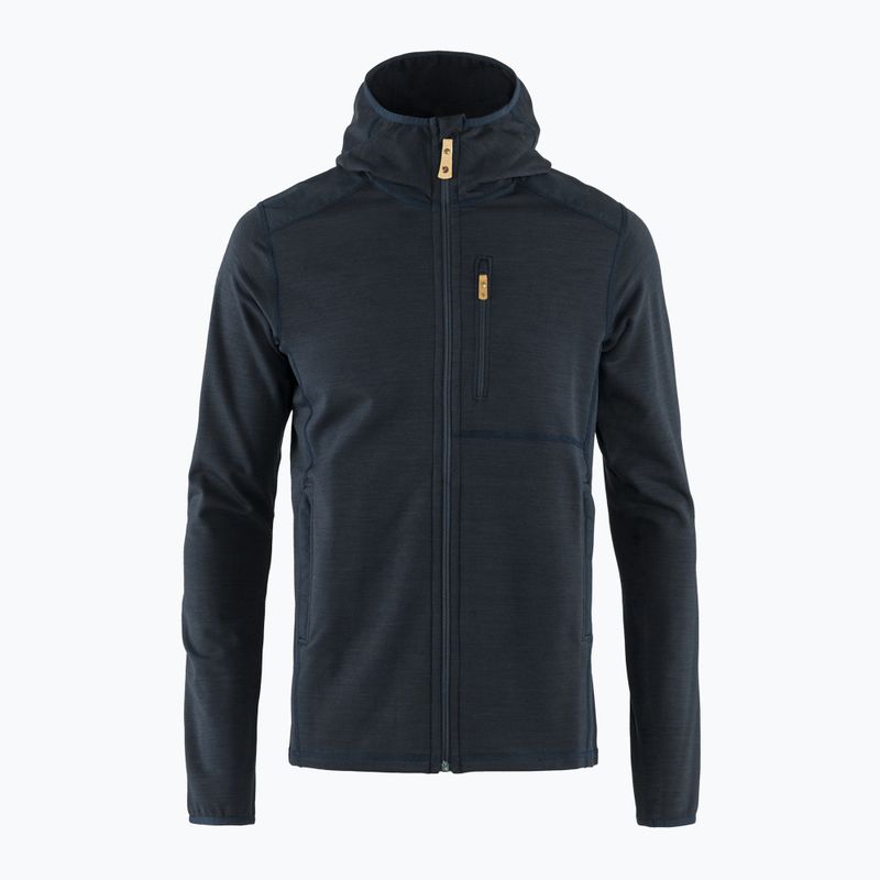 Giacca da trekking da uomo Fjällräven Keb Fleece Hoodie dark navy