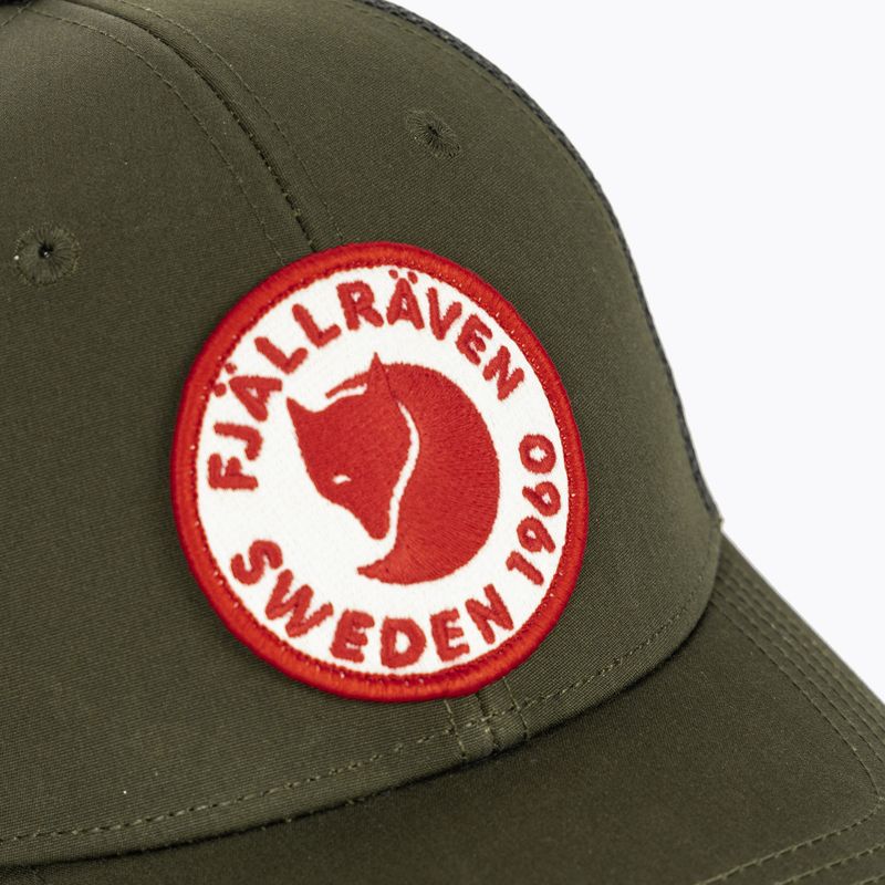 Cappello da baseball Fjällräven 1960 Logo Langtradarkeps deep forest 3