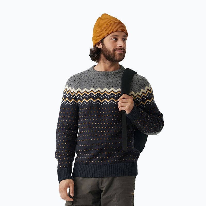 Fjällräven Övik Knit Sweater Uomo navy scuro