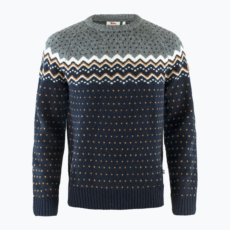 Fjällräven Övik Knit Sweater Uomo navy scuro 8