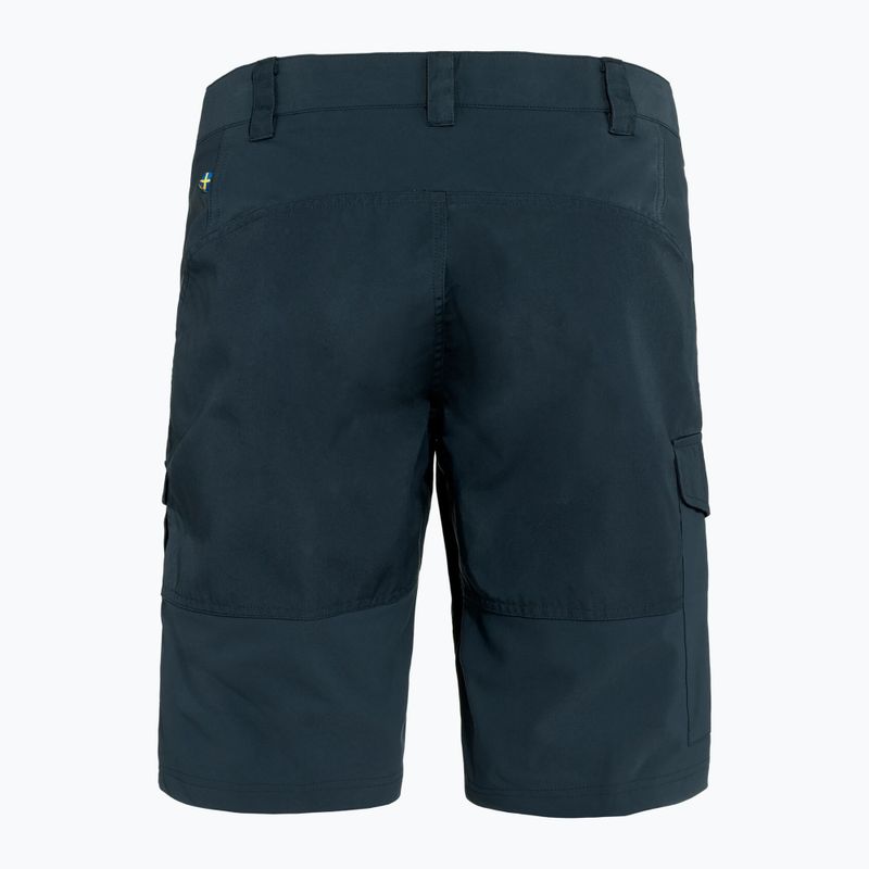 Pantaloncini da trekking da uomo Fjällräven Abisko dark navy 2
