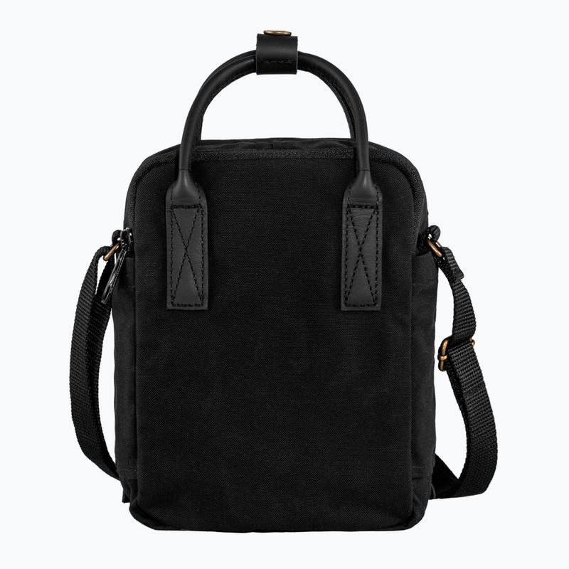 Fjällräven Kånken No. 2 Black Sling 2,5 l nero 3