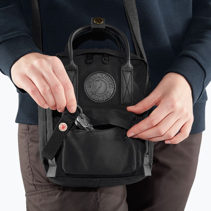 Fjällräven Kånken No. 2 Black Sling 2,5 l nero 9