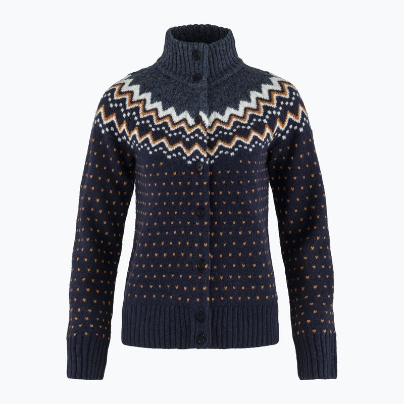 Fjällräven maglione da donna Övik Knit Cardigan navy scuro