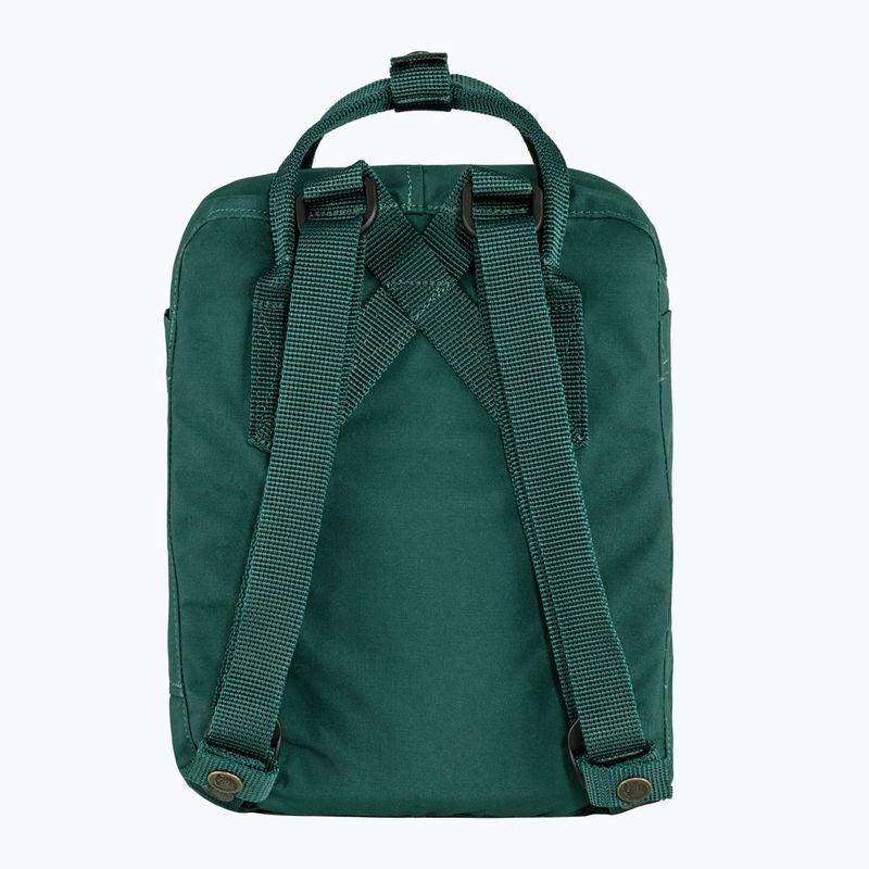 Zaino da trekking per bambini Fjällräven Kanken Mini 667 verde artico 2