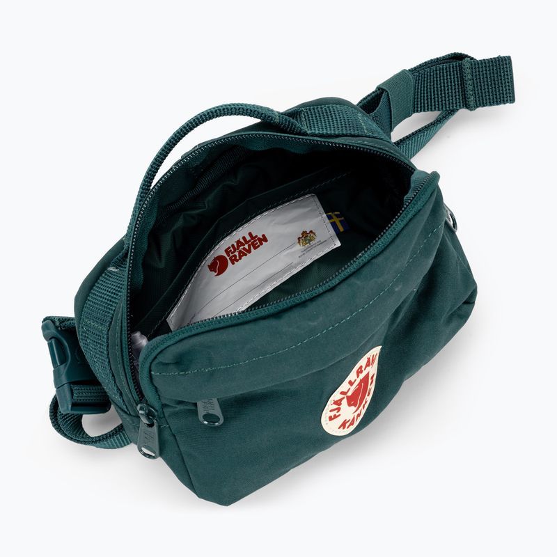 Fjällräven Kanken 2 l verde artico borsa da rene 7