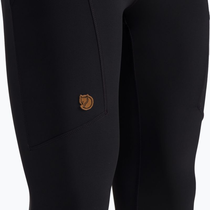 Leggings da donna Fjällräven Abisko Tights nero 4