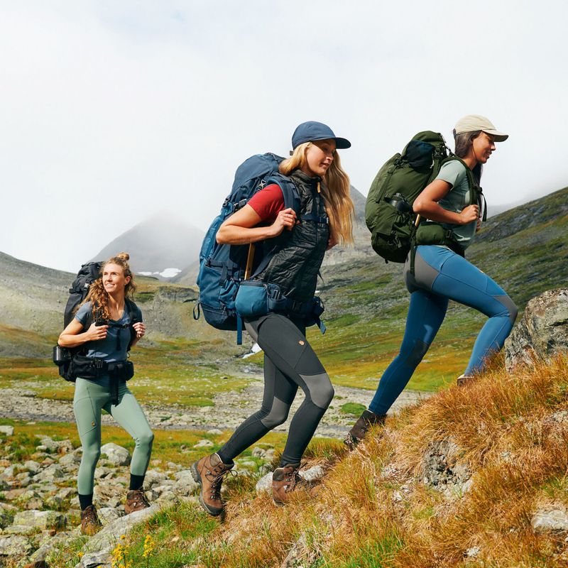 Leggings donna Fjällräven Abisko Tights blu indaco 7