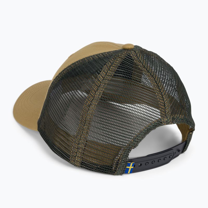 Fjällräven 1960 Logo Langtradarkeps Cappello da baseball marrone grano saraceno 3