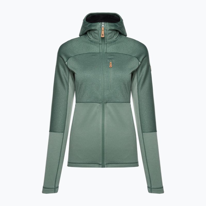 Giacca da trekking donna Fjällräven Abisko Trail Fleece verde patina