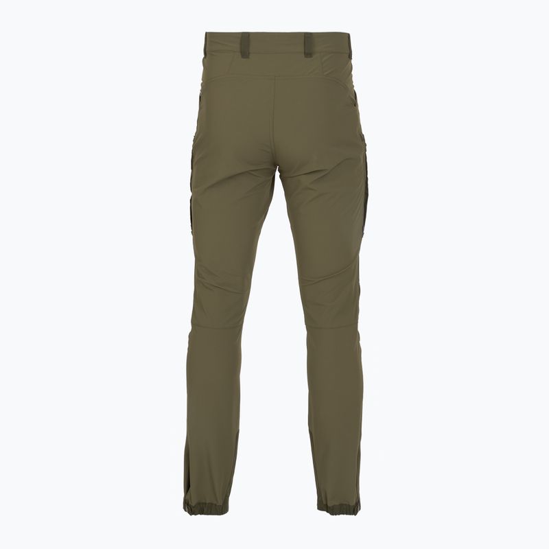 Pantaloni da trekking da uomo Fjällräven Keb Agile verde alloro/bosco profondo 2