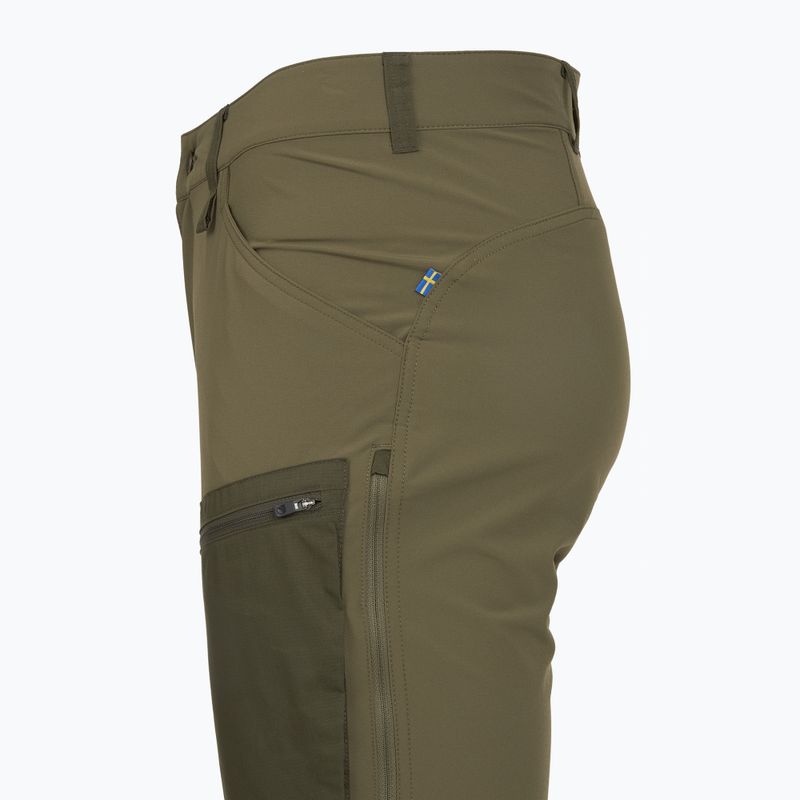 Pantaloni da trekking da uomo Fjällräven Keb Agile verde alloro/bosco profondo 4