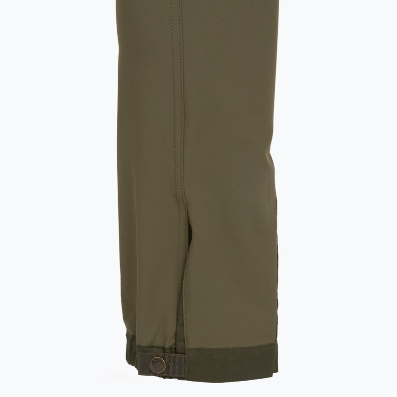 Pantaloni da trekking da uomo Fjällräven Keb Agile verde alloro/bosco profondo 5