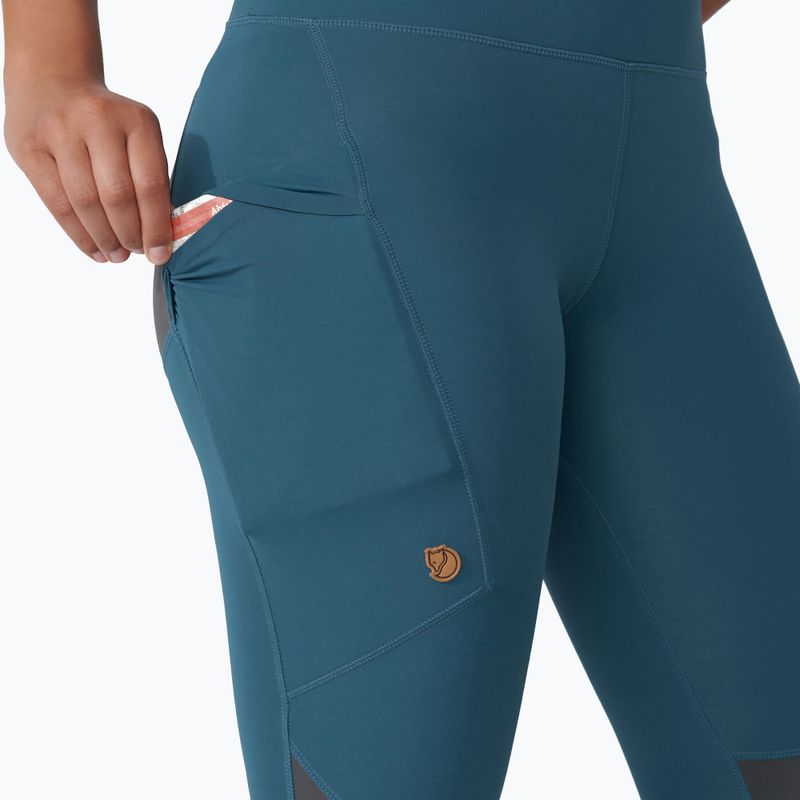 Leggings donna Fjällräven Abisko Trekking Tights Pro blu indaco/grigio ferro 5