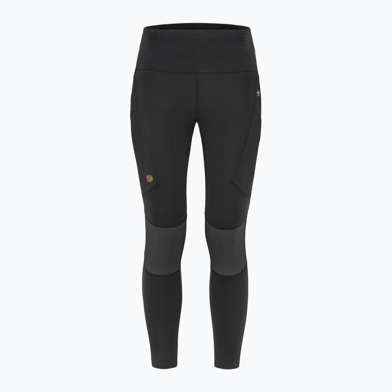 Leggings donna Fjällräven Abisko Trekking Tights Pro nero/grigio ferro 7