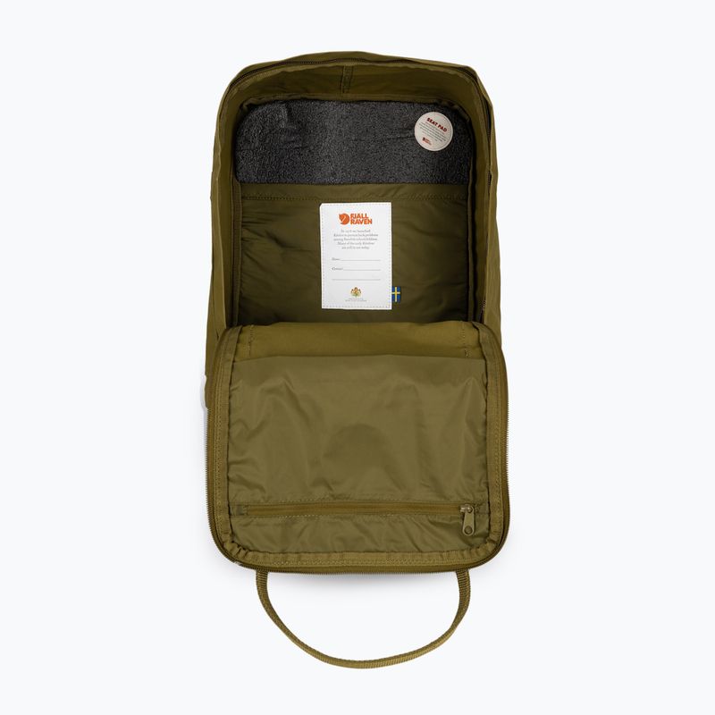 Zaino da trekking Fjällräven Kanken Laptop 13" 631 verde fogliame 4