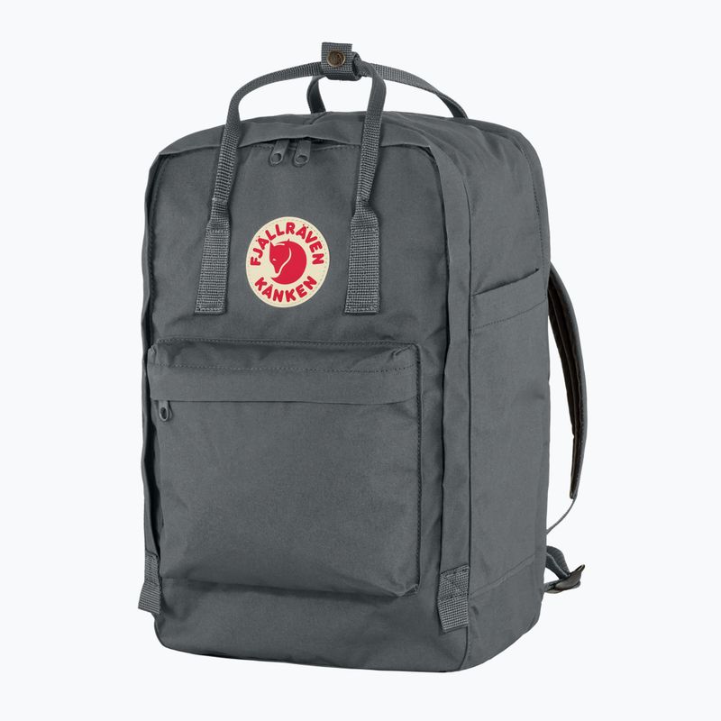 Zaino Fjällräven Kanken Laptop 17" 20 l super grey city 2