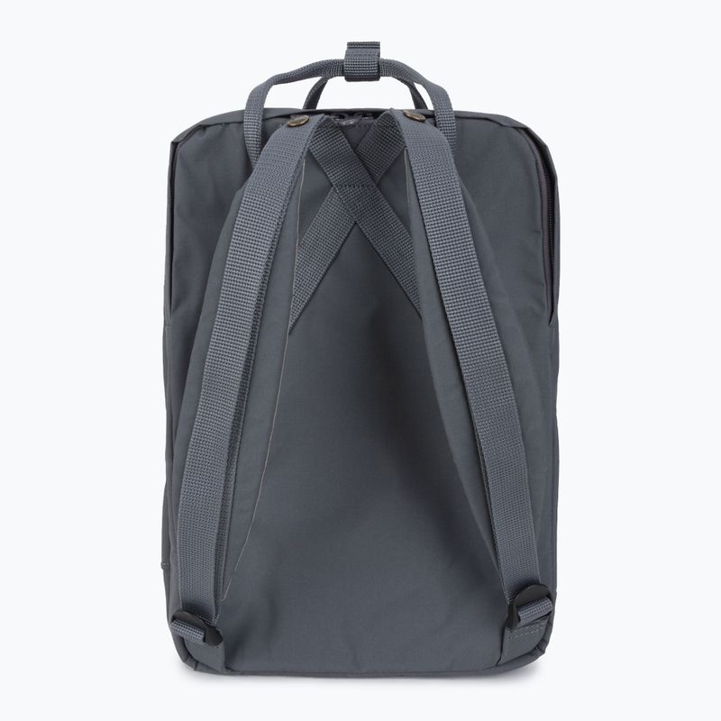 Zaino Fjällräven Kanken Laptop 15" 18 l super grey city 2