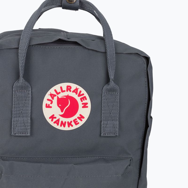 Zaino Fjällräven Kanken Laptop 15" 18 l super grey city 4