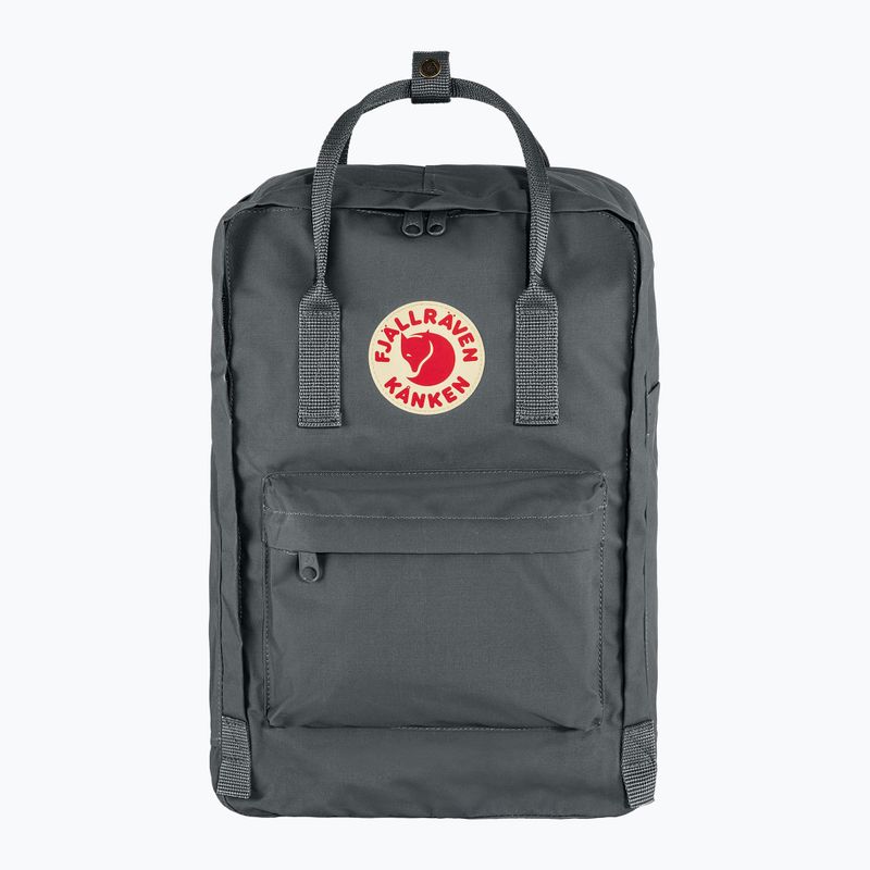 Zaino Fjällräven Kanken Laptop 15" 18 l super grey city 6