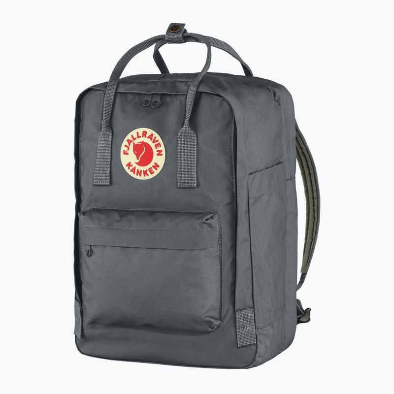 Zaino Fjällräven Kanken Laptop 15" 18 l super grey city 7