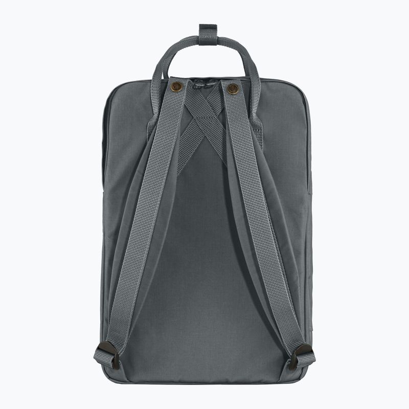 Zaino Fjällräven Kanken Laptop 15" 18 l super grey city 8