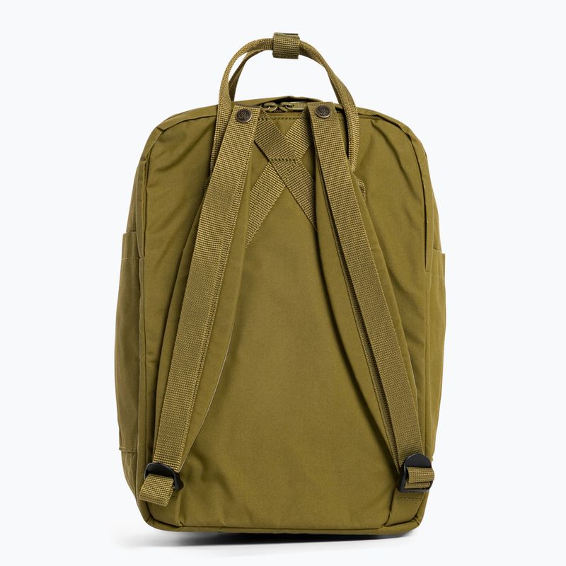 Zaino Fjällräven Kanken Laptop 15" 18 l verde fogliame 2