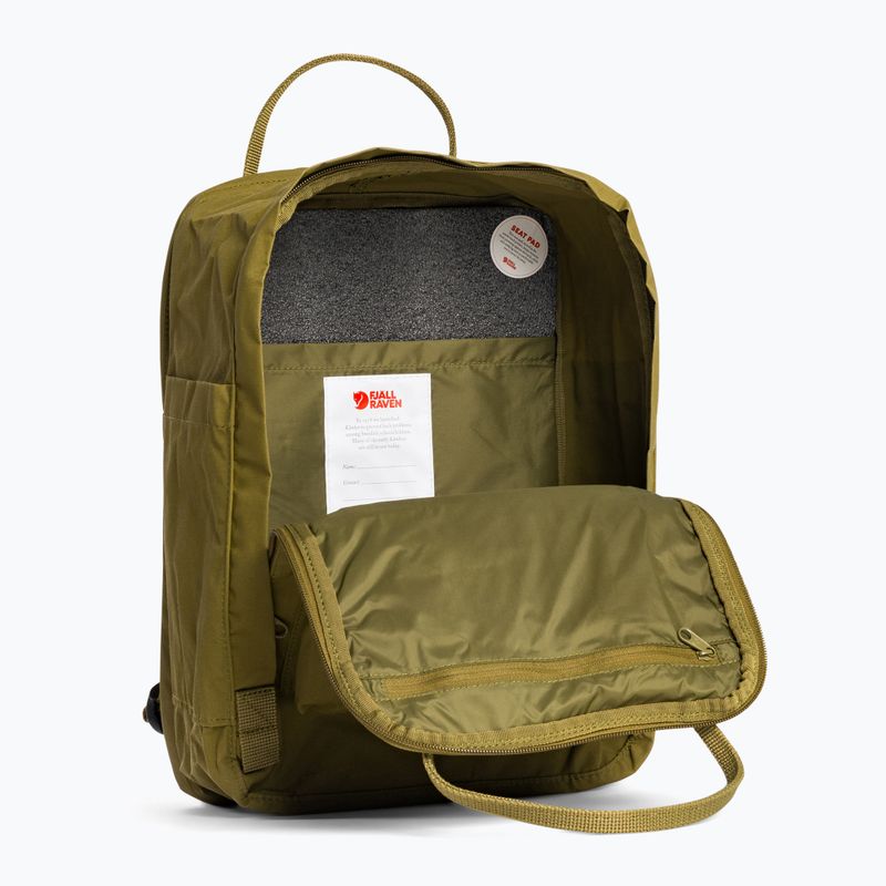 Zaino Fjällräven Kanken Laptop 15" 18 l verde fogliame 4