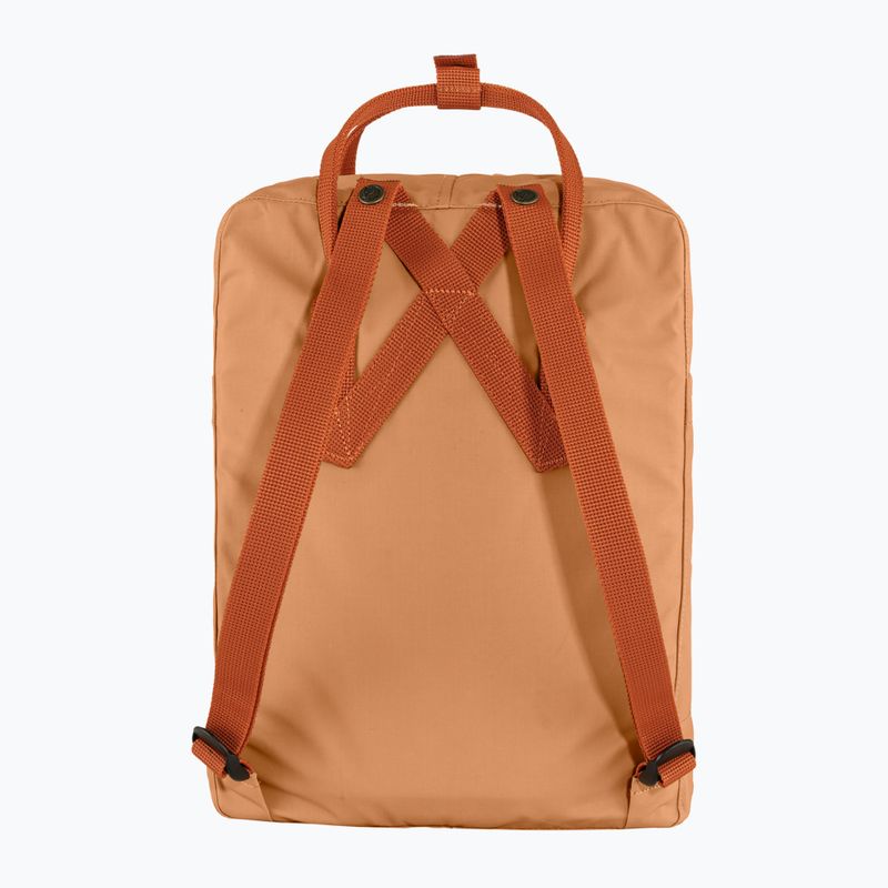 Fjällräven Kanken 16 l zaino da trekking sabbia pesca/terracotta marrone 3