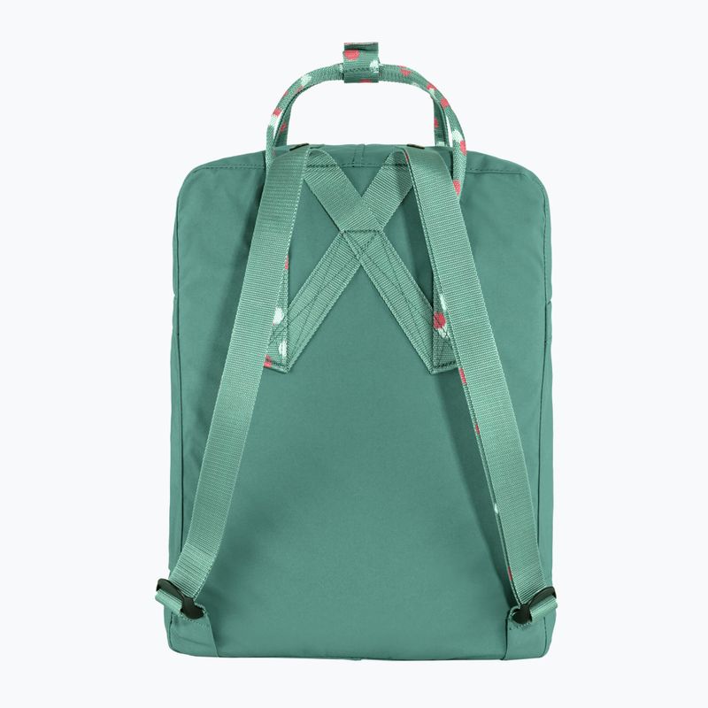 Zaino da trekking Fjällräven Kanken 16 l verde gelo/confetto 3