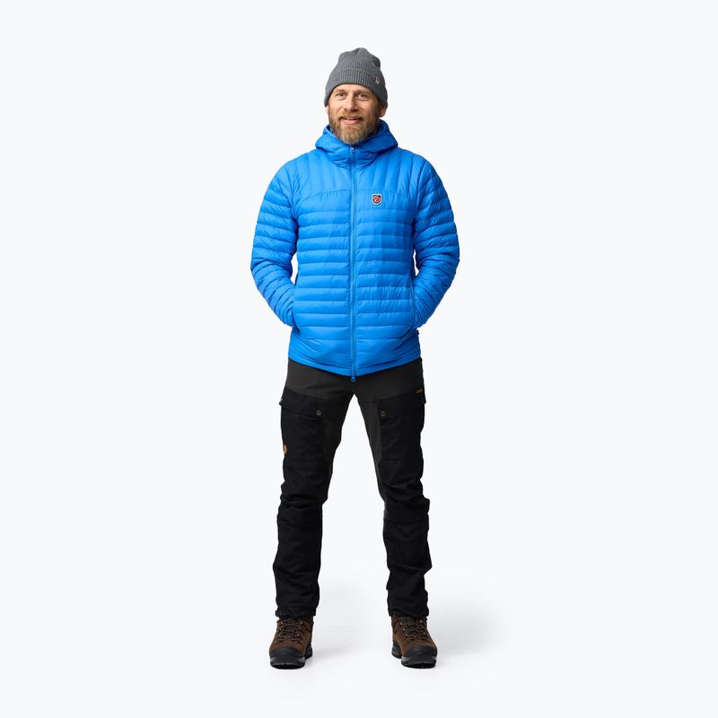 Piumino da uomo Fjällräven Expedition Lätt Hoodie blu 2