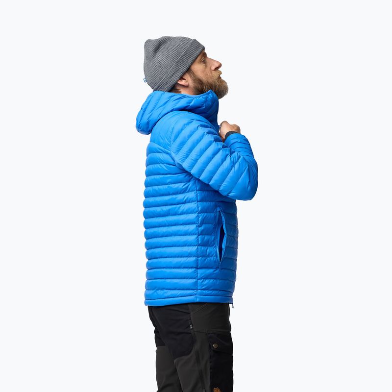 Piumino da uomo Fjällräven Expedition Lätt Hoodie blu 5