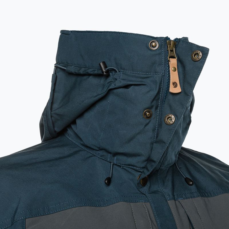 Giacca a vento da uomo Fjällräven Keb mountain blu/basalto 5