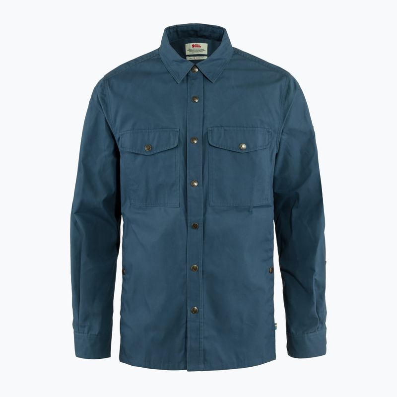 Fjällräven Singi Camicia da uomo blu indaco