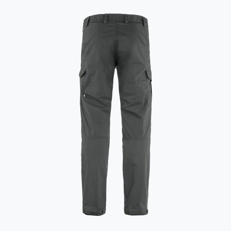 Pantaloni da trekking da uomo Fjällräven Vidda Pro Lite grigio scuro 5