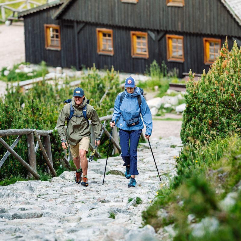 Giacca da pioggia da donna Fjällräven HC Hydratic Trail blu alba 9