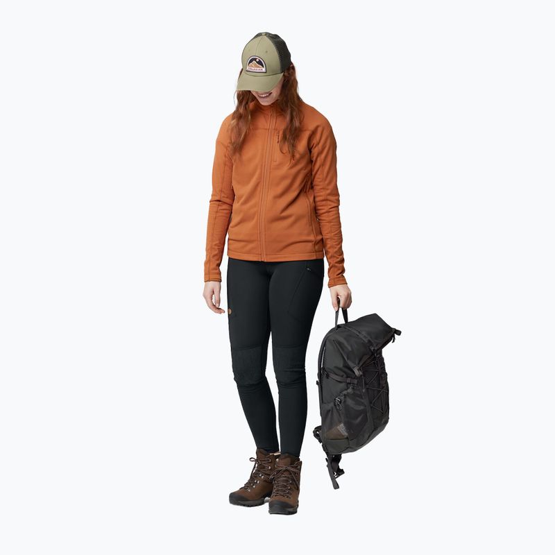 Giacca da trekking da donna Fjällräven Abisko Lite Fleece marrone terracotta