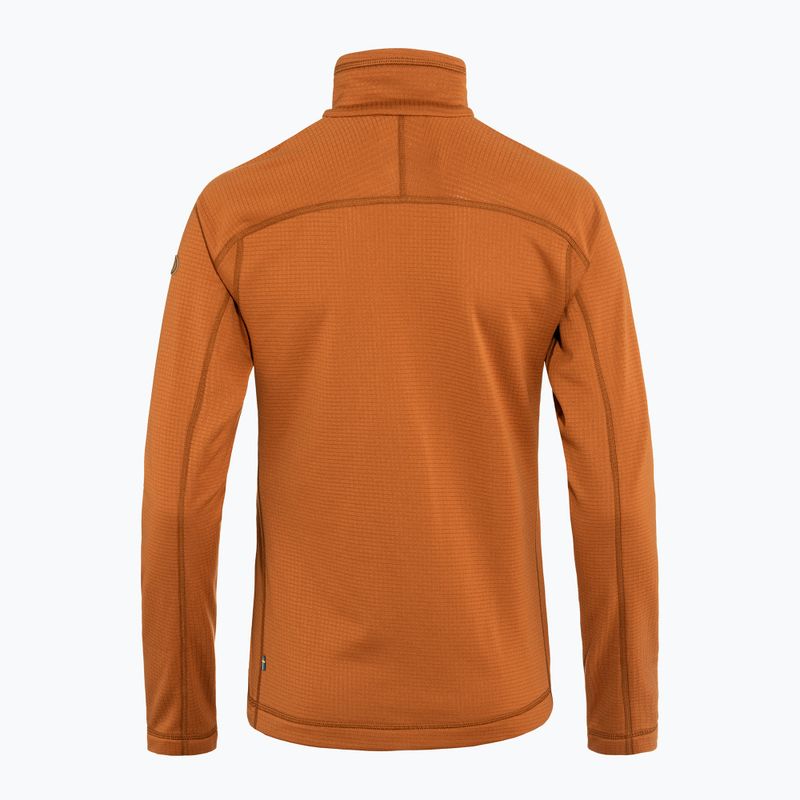 Giacca da trekking da donna Fjällräven Abisko Lite Fleece marrone terracotta 7