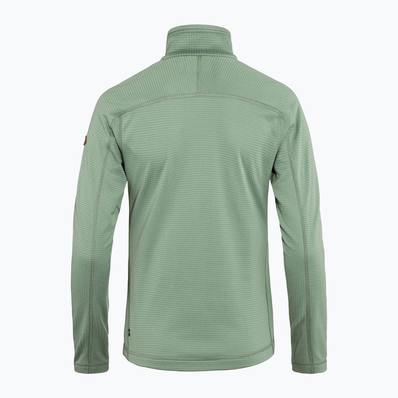 Giacca da trekking da donna Fjällräven Abisko Lite Fleece verde acqua 2