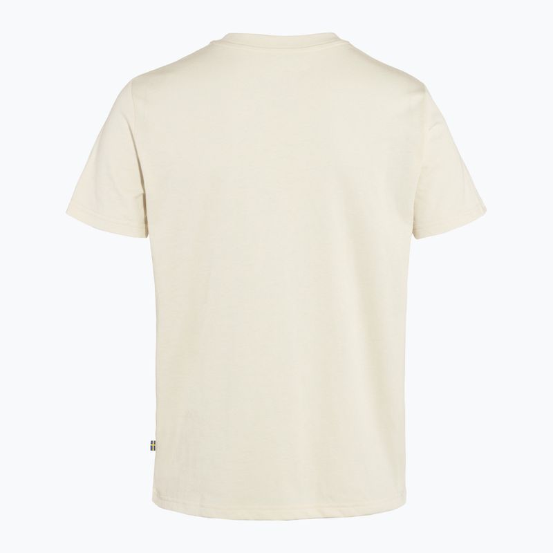Maglietta da trekking da donna Fjällräven Logo bianco gesso 4