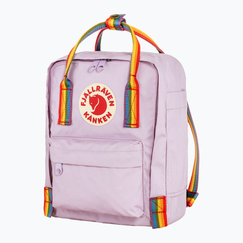 Zaino urbano Fjällräven Kanken Rainbow Mini 7 l pastel lavender/rainbow pattern 2