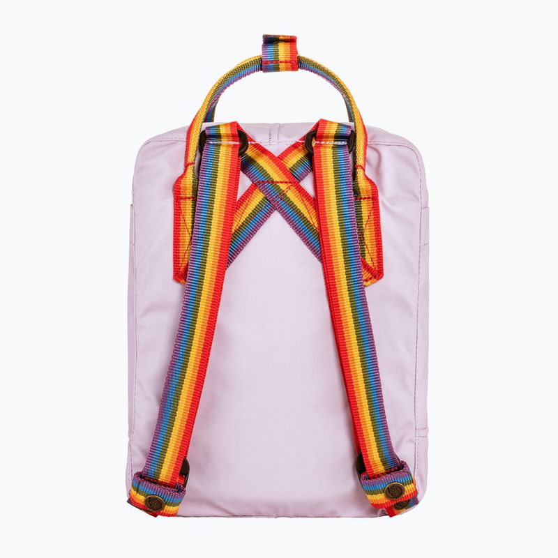 Zaino urbano Fjällräven Kanken Rainbow Mini 7 l pastel lavender/rainbow pattern 3