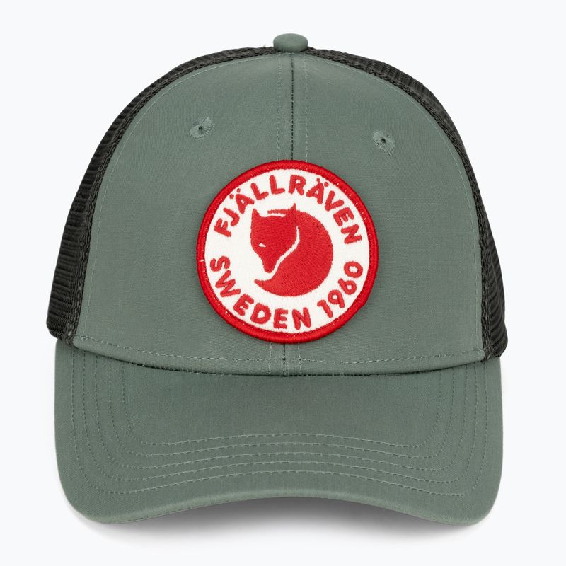 Fjällräven 1960 Logo Langtradarkeps cappellino da baseball verde patina 4